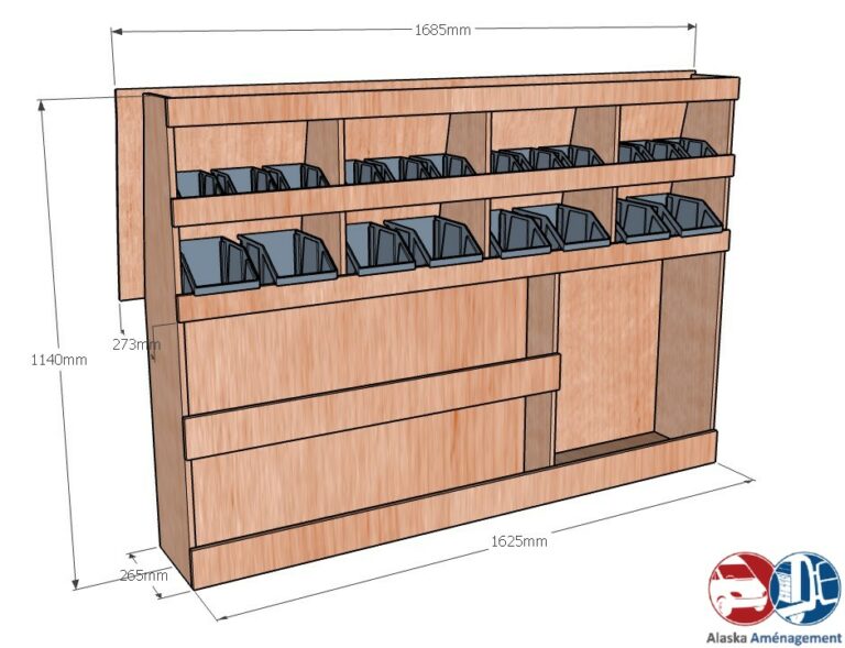 Meuble latéral Gauche KRG001-N - vue 3