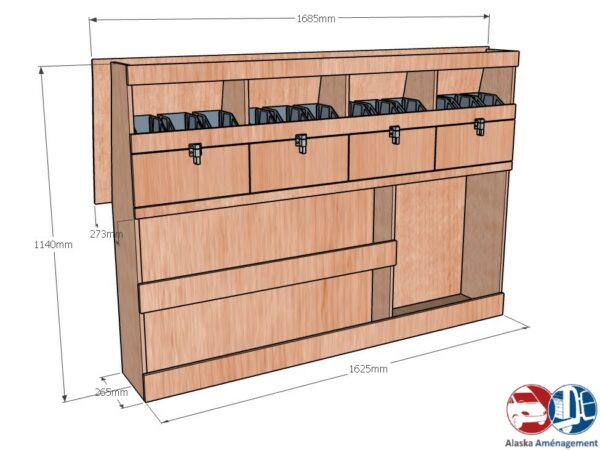 Connect II L2 KRG002 COTES - Aménagement Utilitaire Île-de-France & Livraison