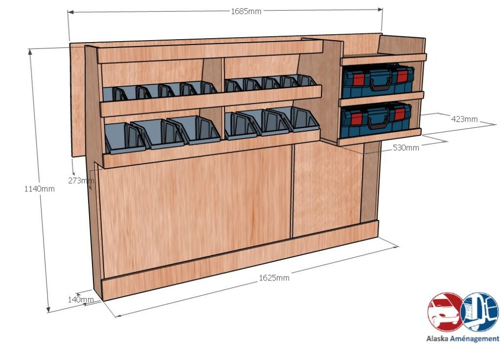 Connect II L2 KRMG001 DC COTES - Aménagement Utilitaire Île-de-France & Livraison