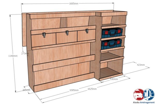 Connect II L2 KRMG002 COTES - Aménagement Utilitaire Île-de-France & Livraison