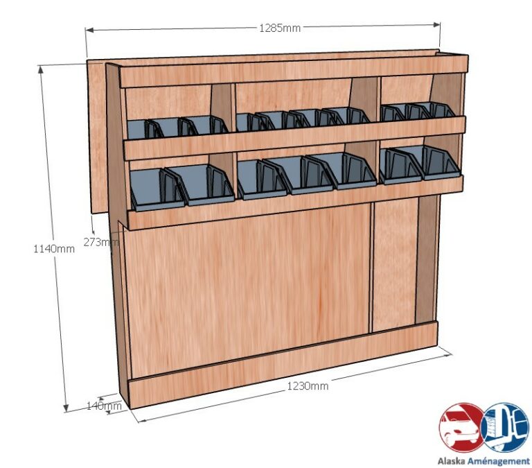 Meuble latéral Gauche KRG-DC001-N - vue 3