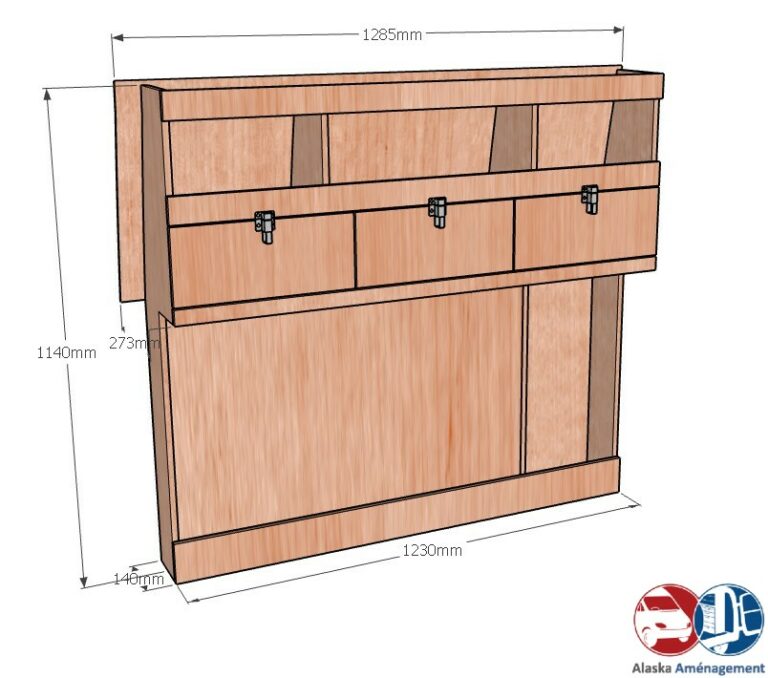 Meuble latéral Gauche KRG-DC002-N - vue 3