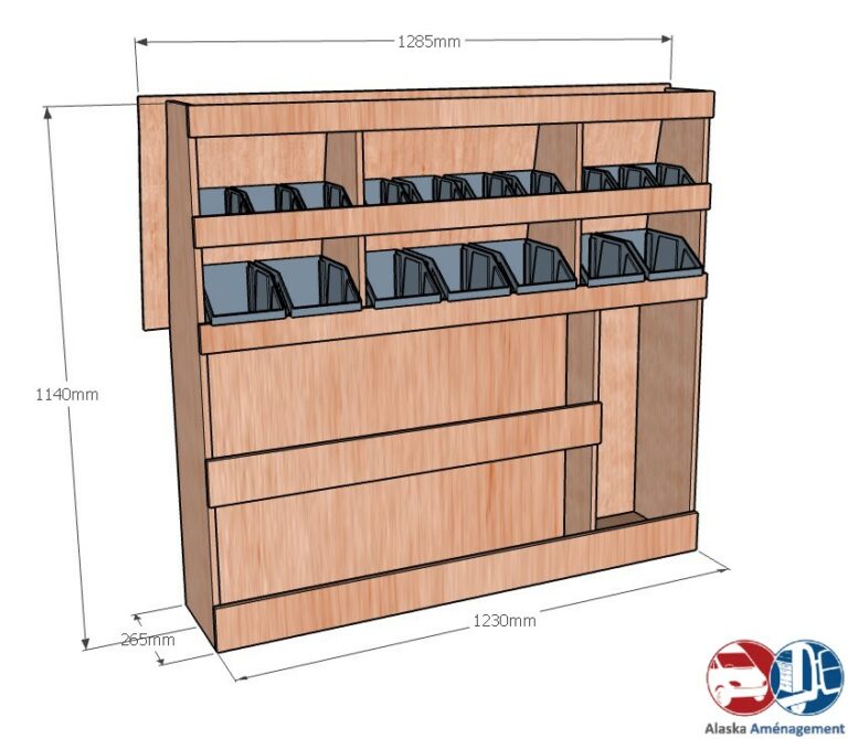 Meuble latéral Gauche KRG001-N - vue 3