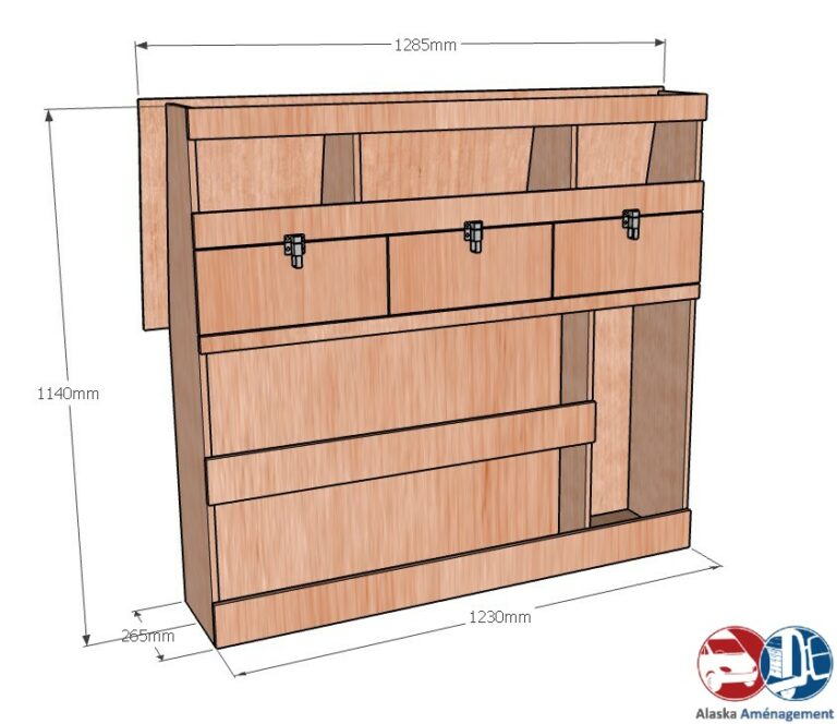 Meuble latéral Gauche KRG002-N - vue 3