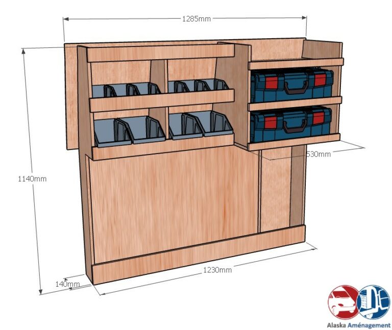 Meuble latéral Gauche KRMG-DC001-N - vue 3