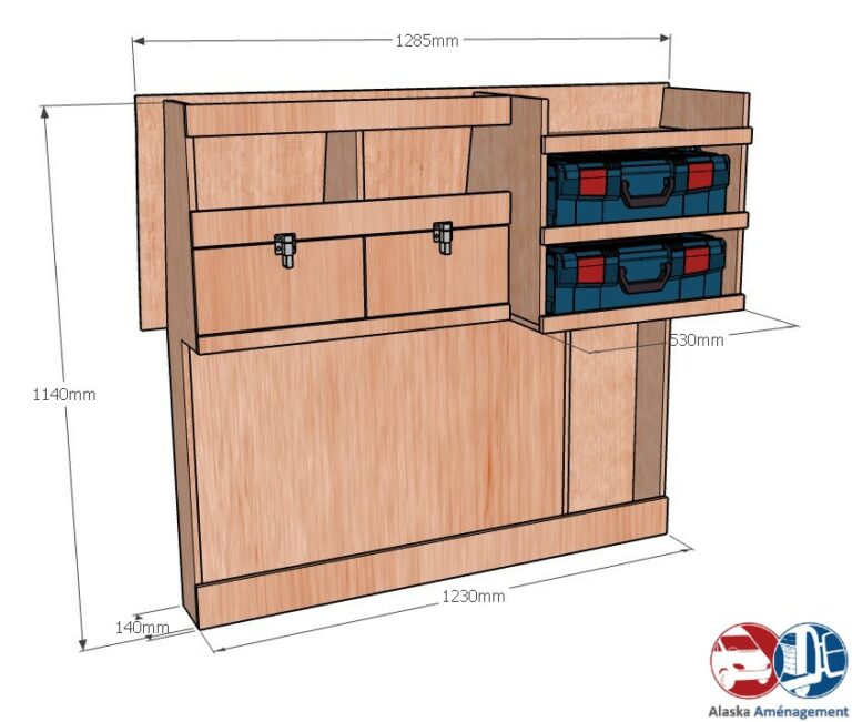 Meuble latéral Gauche KRMG-DC002-N - vue 3