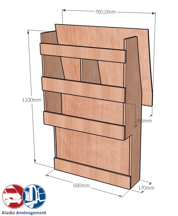 Meuble latéral Droite KRD-DC-N - vue 3