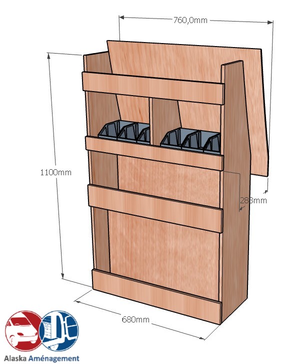 Meuble latéral Droite KRD101-N - vue 3