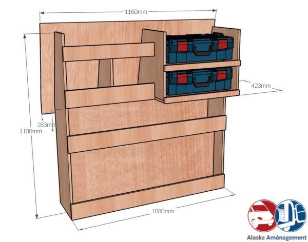 Courier III L1 KRMG COTES - Aménagement Utilitaire Île-de-France & Livraison
