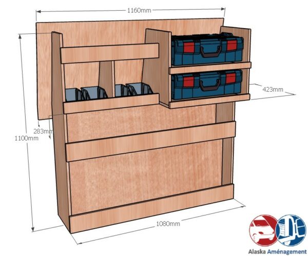 Courier III L1 KRMG001 COTES - Aménagement Utilitaire Île-de-France & Livraison