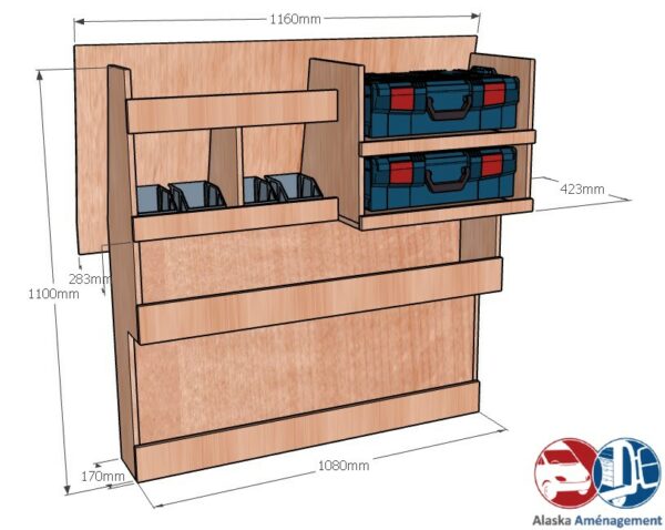 Courier III L1 KRMG001 DC COTES - Aménagement Utilitaire Île-de-France & Livraison