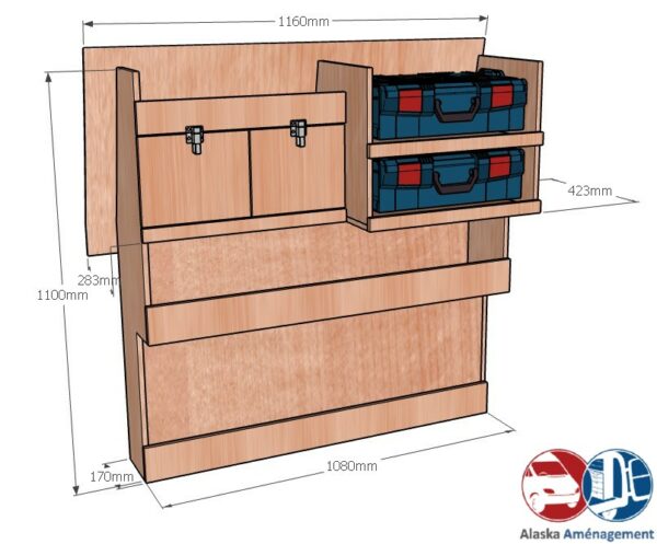 Courier III L1 KRMG002 DC COTES - Aménagement Utilitaire Île-de-France & Livraison