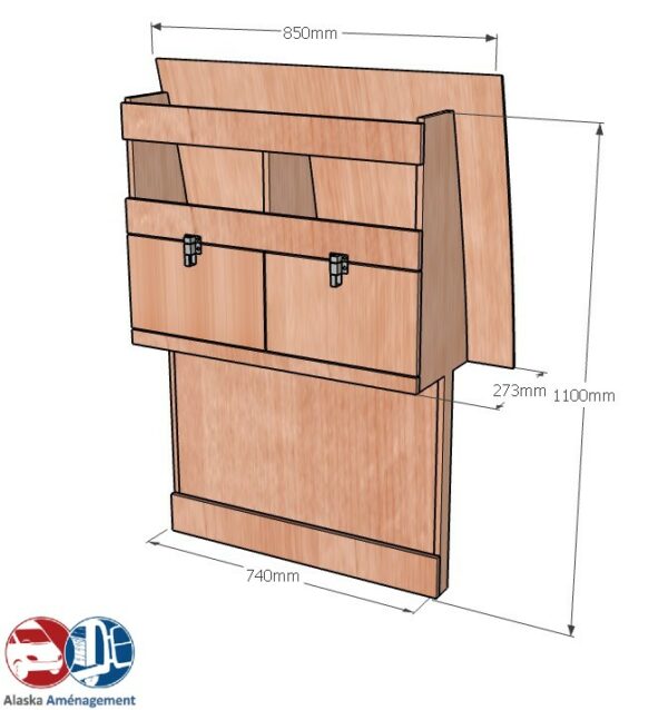 Kangoo II L1 KRD DC102 COTES - Aménagement Utilitaire Île-de-France & Livraison