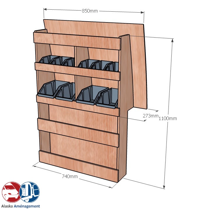 Meuble latéral Droite KRD101-N - vue 3