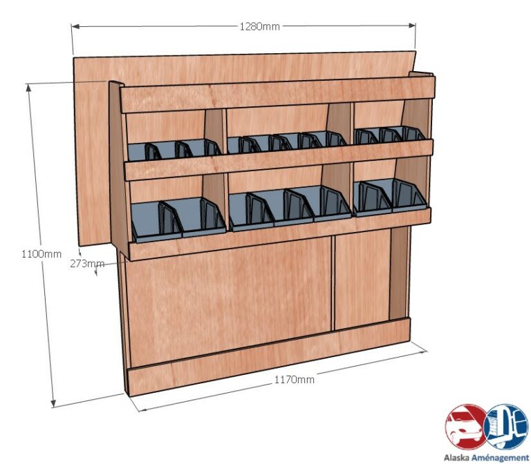 Meuble latéral Gauche KRG-DC001-N - vue 3