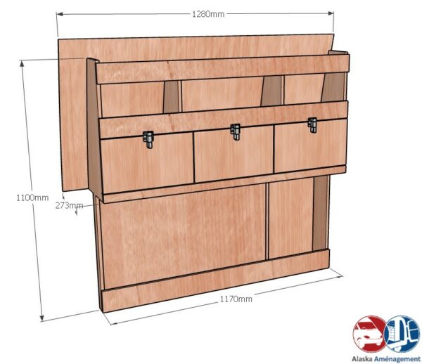 Kangoo II L1 KRG DC002 COTES - Aménagement Utilitaire Île-de-France & Livraison