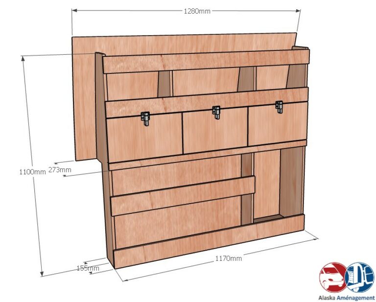 Meuble latéral Gauche KRG002-N - vue 3