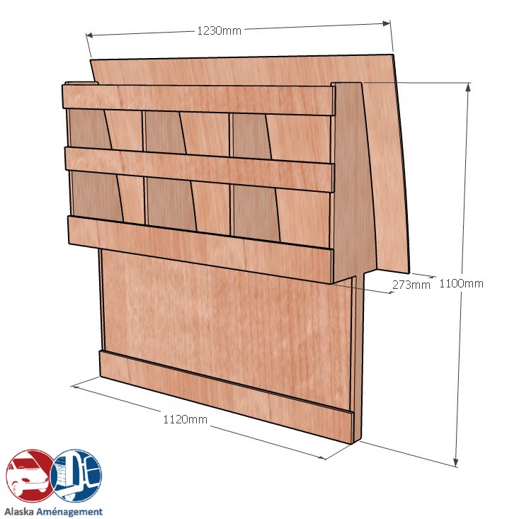 Meuble latéral Droite KRD-DC-N - vue 3