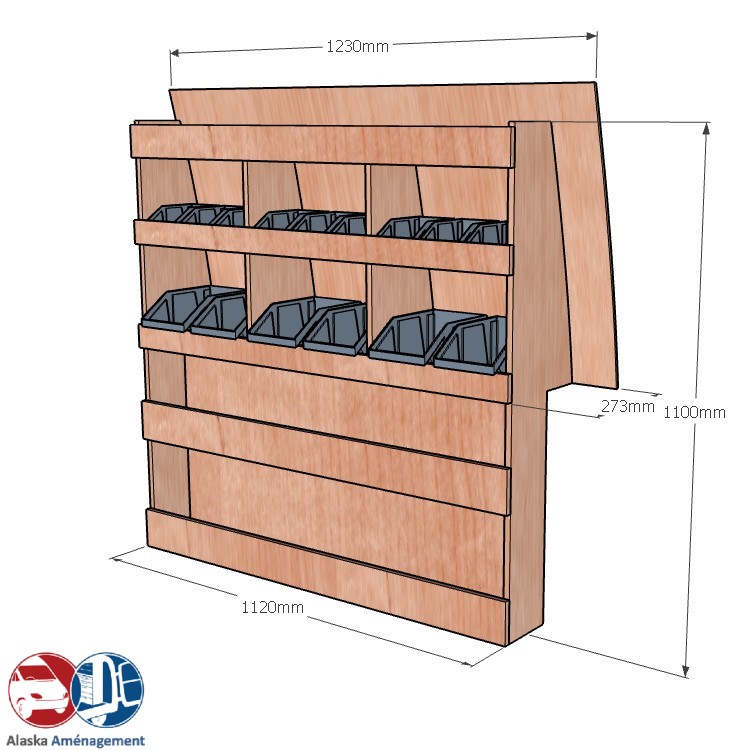 Meuble latéral Droite KRD101-N - vue 3