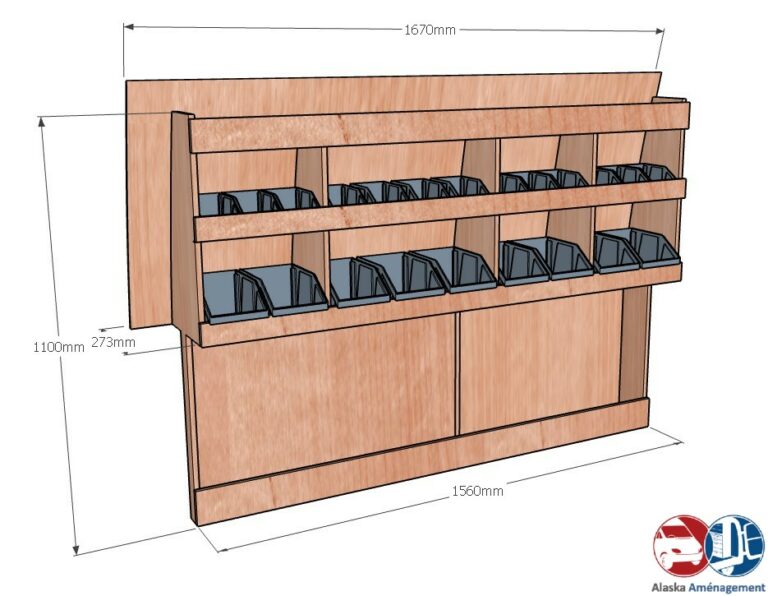 Meuble latéral Gauche KRG-DC001-N - vue 3