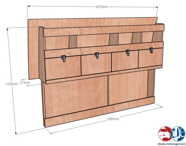 Kangoo II L2 KRG DC002 COTES - Aménagement Utilitaire Île-de-France & Livraison