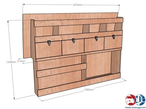 Kangoo II L2 KRG002 COTES - Aménagement Utilitaire Île-de-France & Livraison