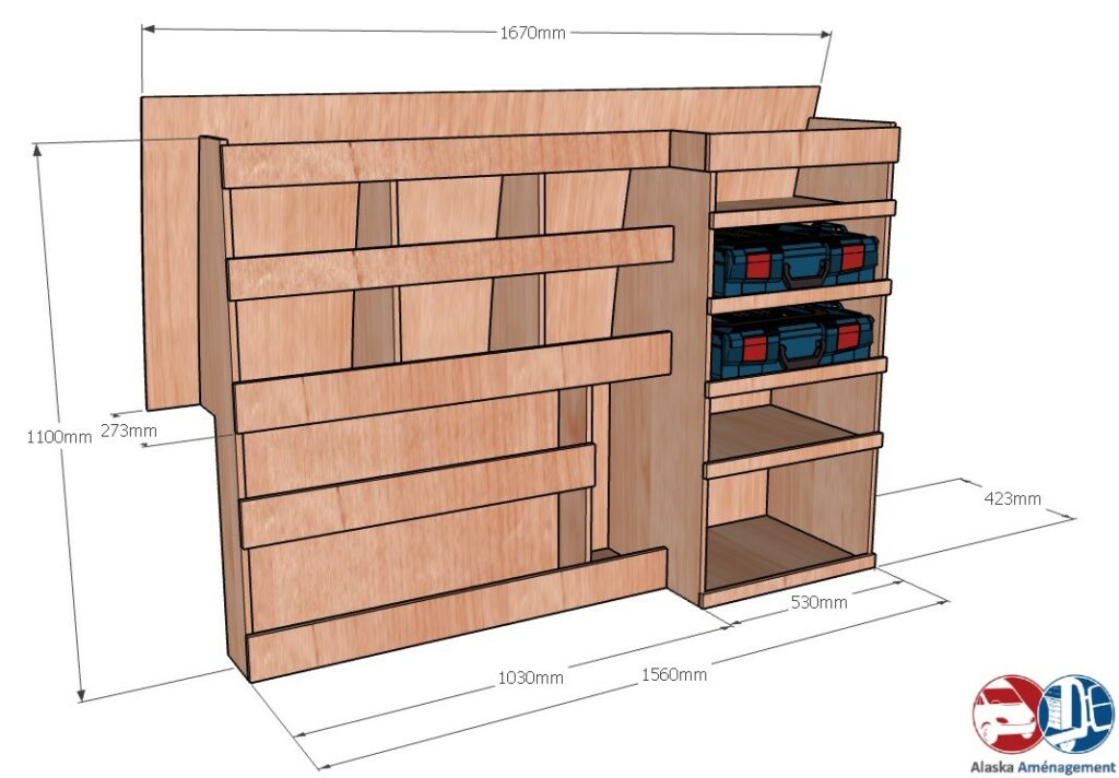 Kangoo II L2 KRMG COTES - Aménagement Utilitaire Île-de-France & Livraison