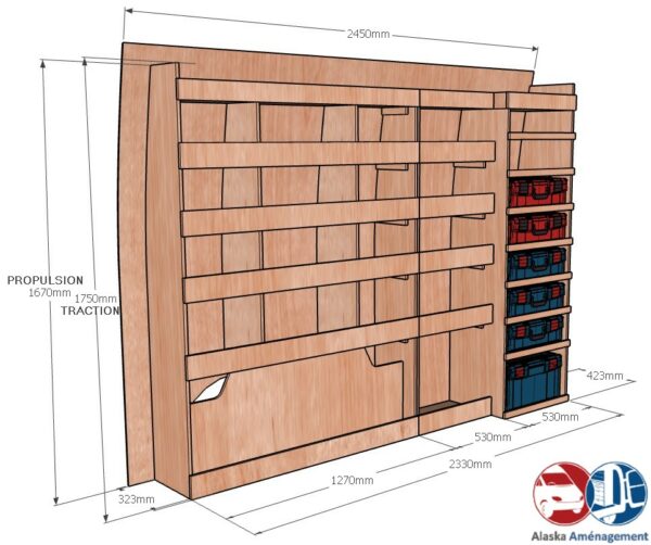 Sprinter III L1H2 – 32S 33S – KRMG COTES - Aménagement Utilitaire Île-de-France & Livraison