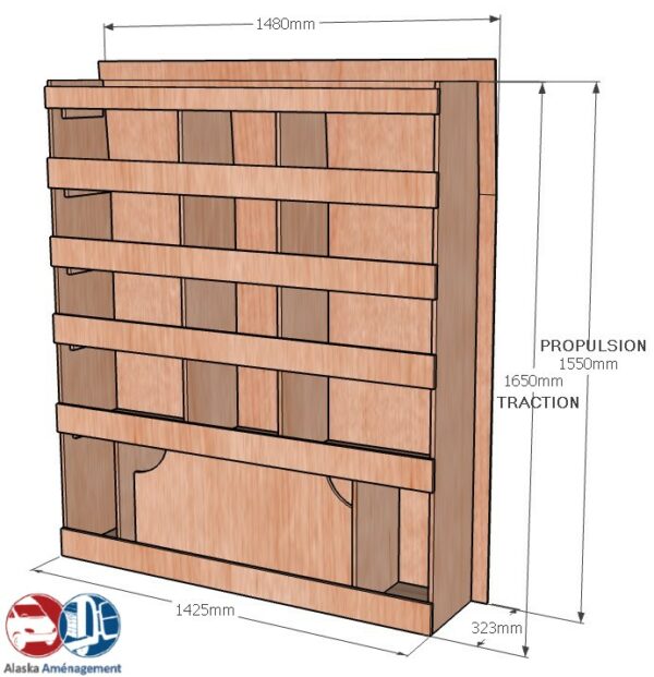 Transit 2T L2H2 – KRD COTES - Aménagement Utilitaire Île-de-France & Livraison
