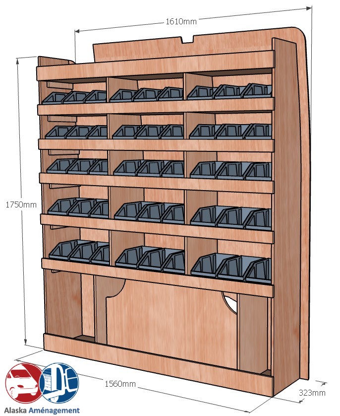 Meuble latéral Droite KRD101-N - vue 3