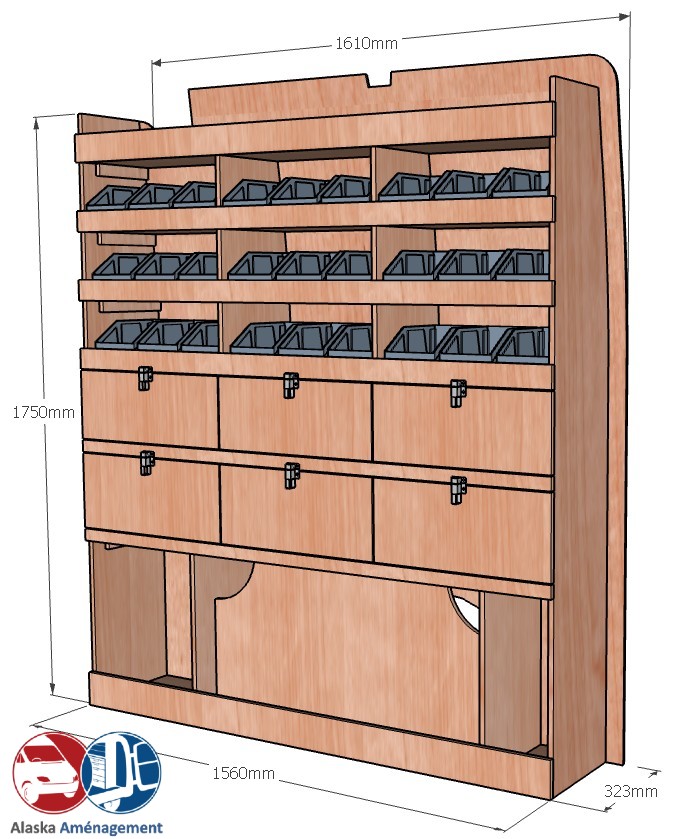 Meuble latéral Droite KRD102-N - vue 3