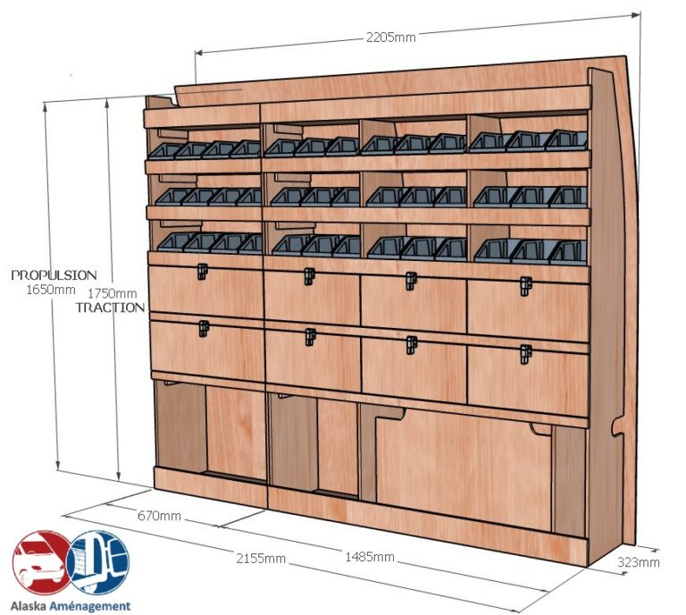 Meuble latéral Droite KRD102-N - vue 3